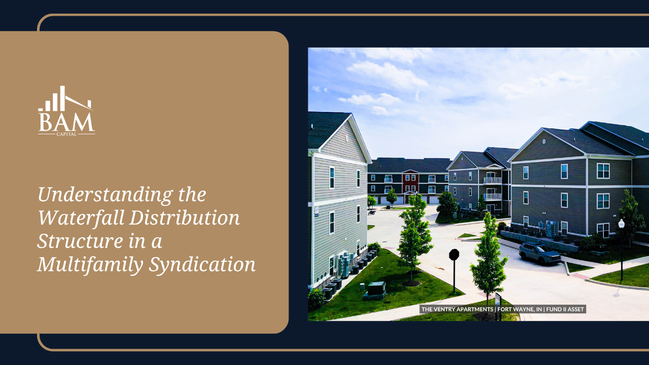 Waterfall distribution in multifamily real estate