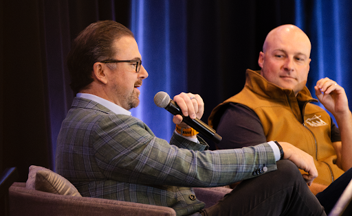 BAM Capital Founder and CEO Ivan Barratt and President and CIO Adam Ehret chat at the 2026 BAMCon