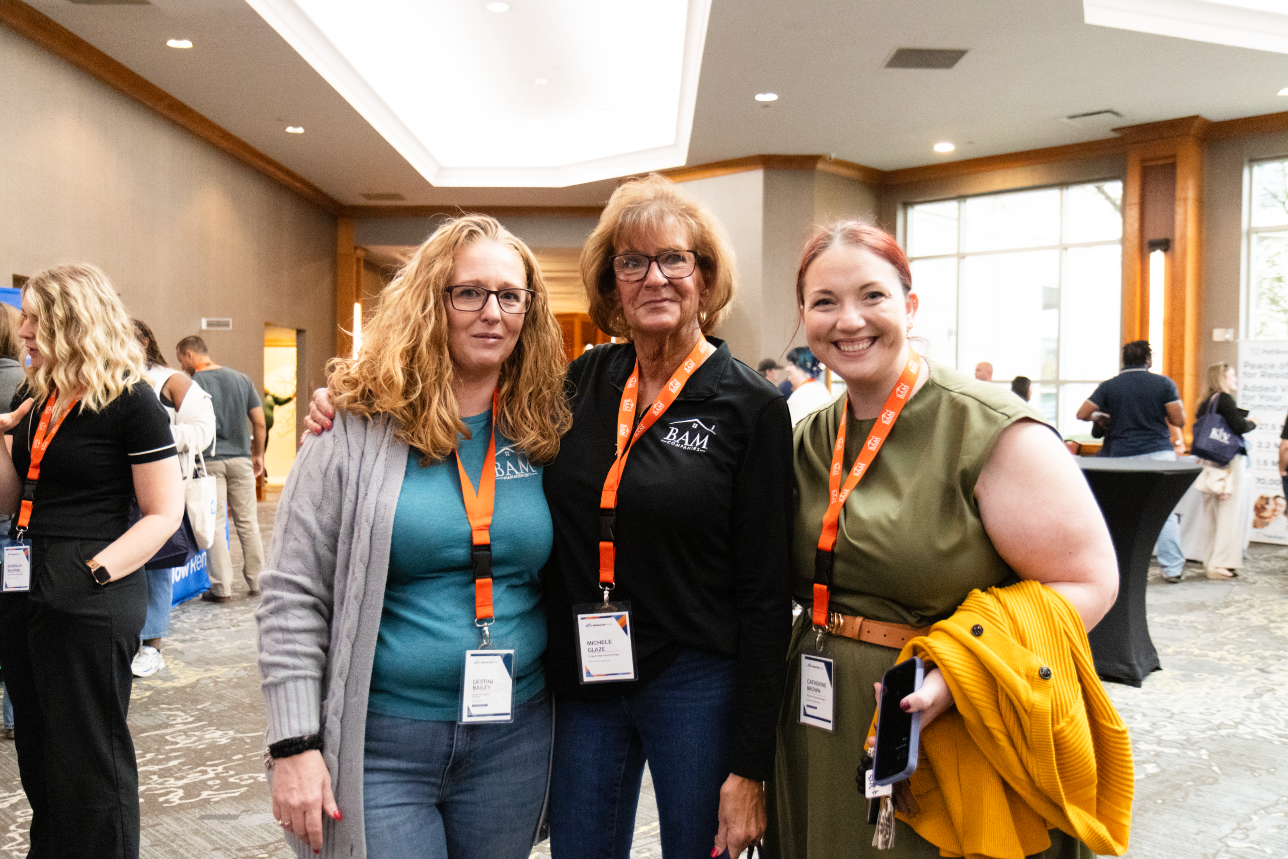 Employees having fun at BAMCon.